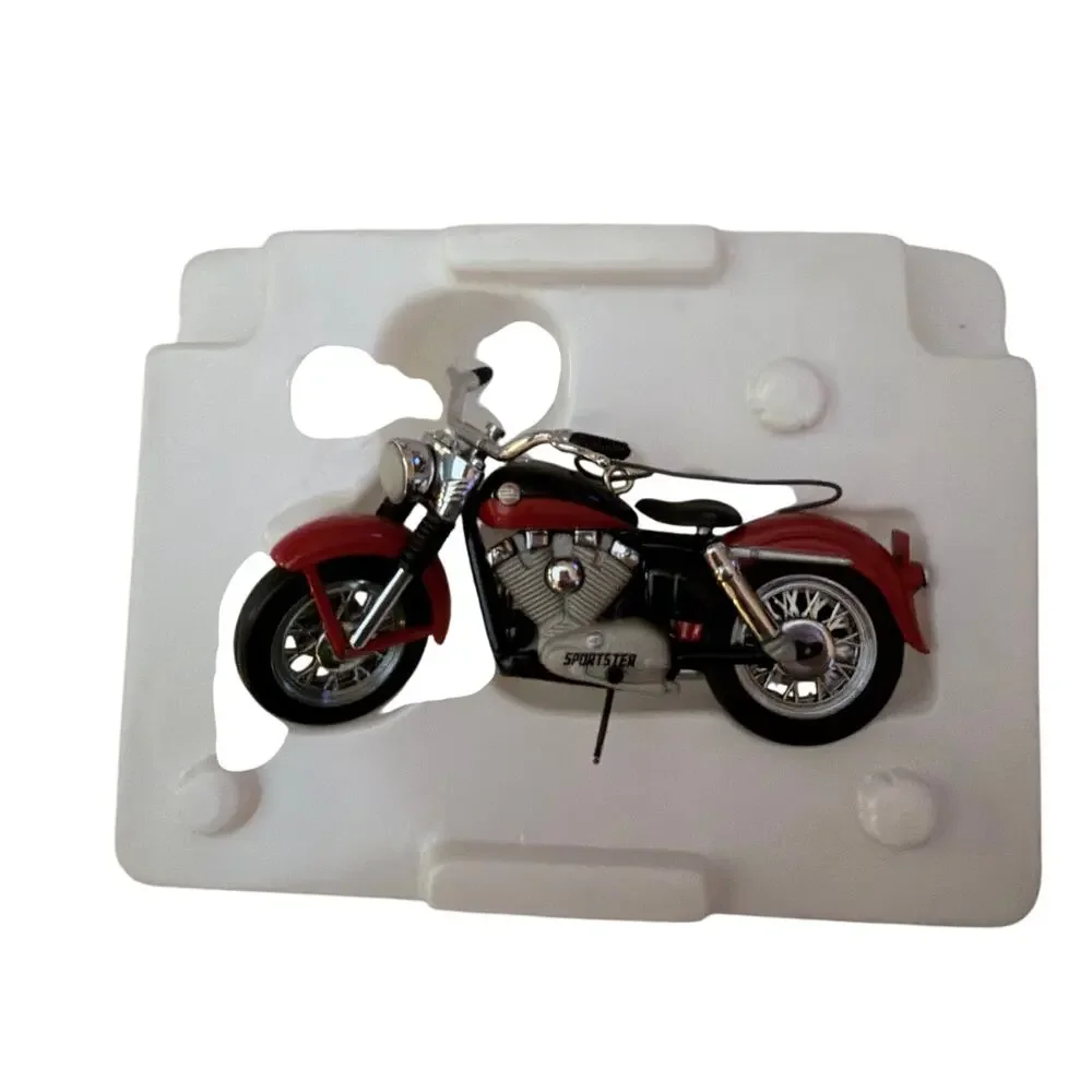 Vintage Hallmark Harley Davidson Ornament Lot Die-Cast Motorcycle Bundle (4)